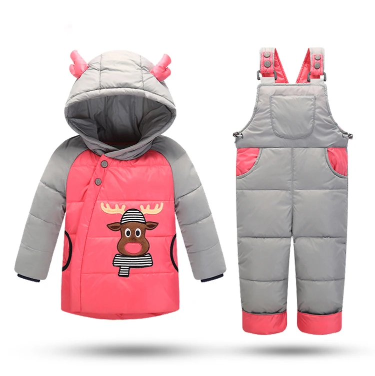 Зимняя детская одежда зимние пуховые куртки для девочек и мальчиков детская теплая куртка верхняя одежда для детей ясельного возраста