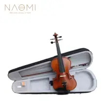 NAOMI скрипка 4/4 полный размер ручной работы твердая ель 4/4 скрипка студентка Скрипка чехол Лук Набор
