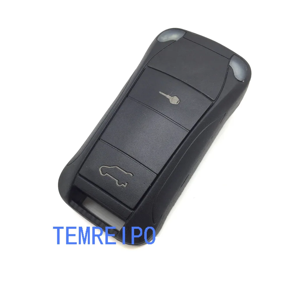 2 Button Folding Remote Key Shell Fob for Porsche Cayenne GTS Uncut Blade Car Cheap Replacement Keyless Case | Автомобили и