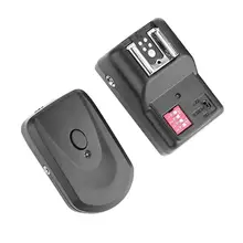 ALLOET – ensemble transmetteur et récepteur de Flash Radio sans fil, 16 canaux, avec synchroniseur de Flash, pour Canon et Nikon, PT-16