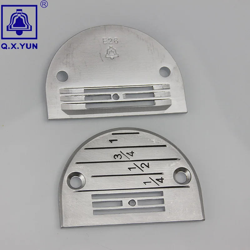 

2PCS Industrial sewing machine needle plate lockstitch sewing machine spare parts E needle plate Good quality of whole steel