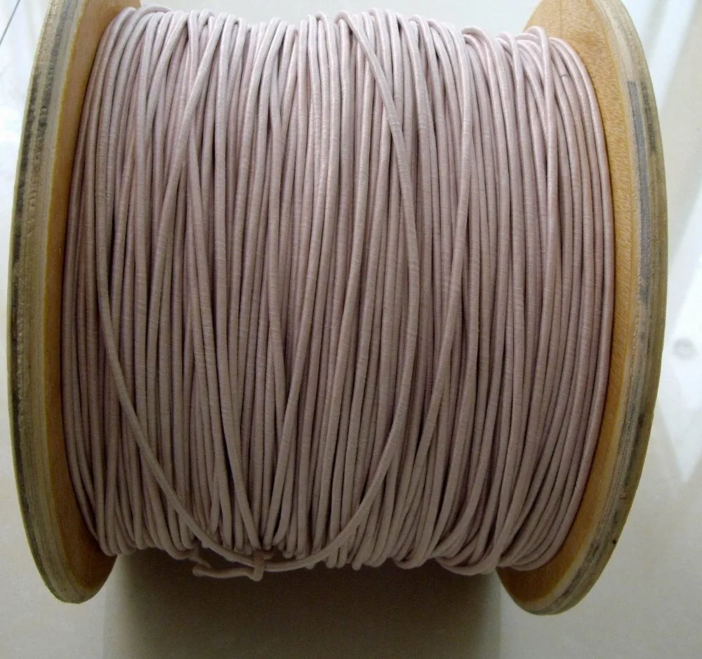 

(5metes/lot) 0.1mm*1500 Strands Mine Antenna Litz Wire Multi-strand Polyester Silk Yarn Envelope Braided Copper Cable