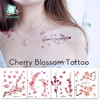 Rocooart Sakura Tattoo Stickers Flowers Fake Tattoos For Women Hand Tattoo Body Art Waterproof Arm Tatoo Cherry Blossom Tatto ► Photo 1/6