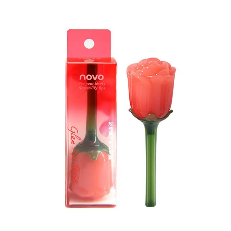 2019 New Makeup Long-lasting Rose Petal Styling Gloss Matte Lip Gloss Liquid Moisturizing Lip Balm Scrub Lipstick Lasting Sexy