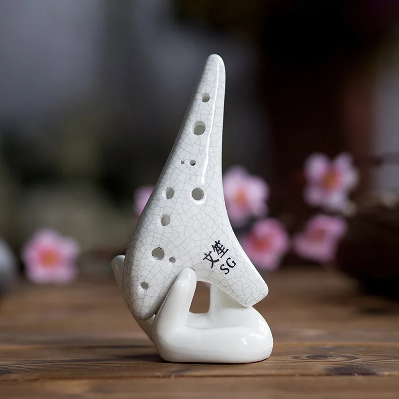  12 hole ocarina wholesale high G crack hand-painted process many kinds of pattern can choose all th - 32956240155