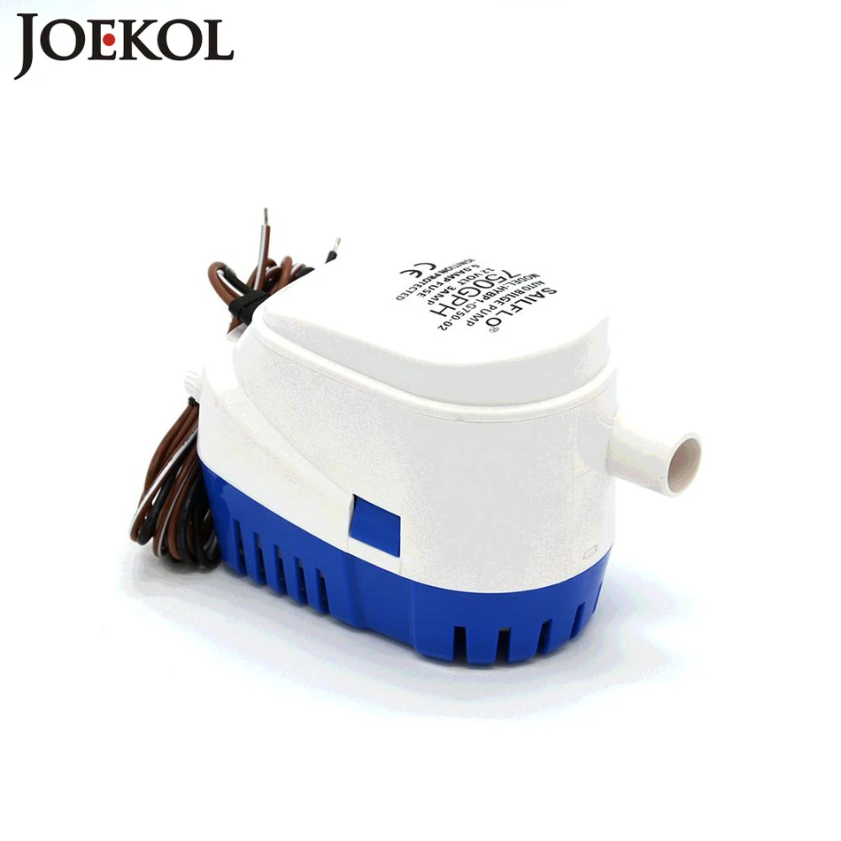 

Free shipping auto submersible boat water pump DC24V Automatic bilge pump 750GPH,electric pump for boats accessories marin