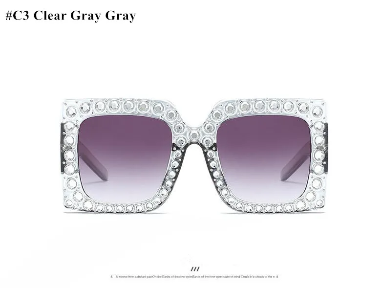 2018 New Diamond Square  Sunglasses (11)