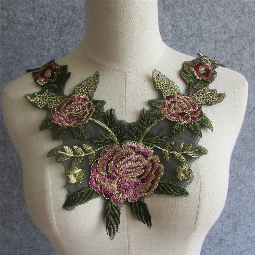 Buy 1pcs sell Flower Venise Lace Sewing Applique Lace