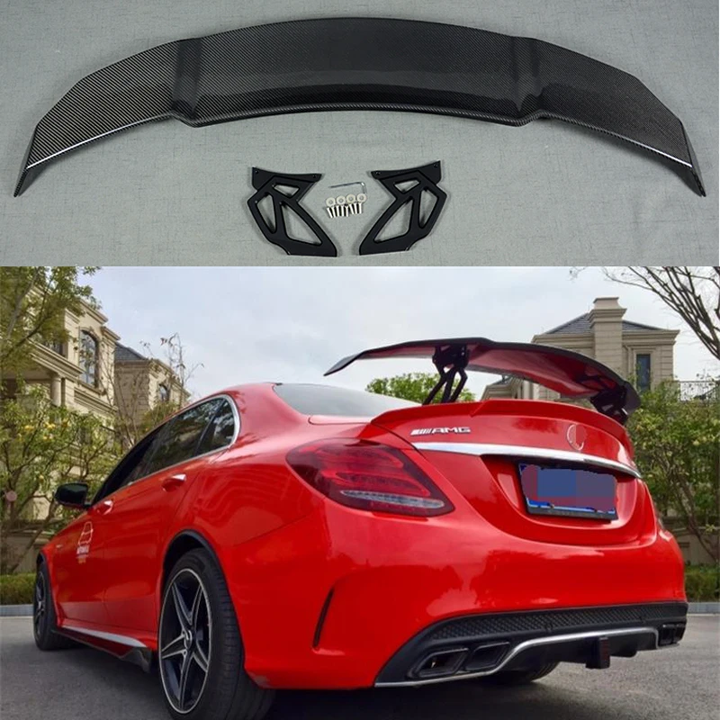 

For Mercedes-Benz CLA W117 CLA180 CLA200 CLA250 CLA260 Carbon Fiber Rear Trunk Wing Spoiler Vorsteiner Style 2014 - UP