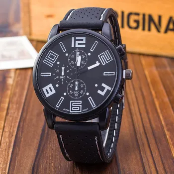 

Relojes para hombre2018New Men luxury brand PINBO Fashion Business Black Leather Digital quartz watch Hot Sale Erkek Kol Saati