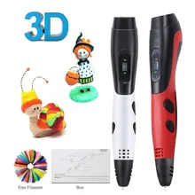 Dikale 3D Printing Pen 6th Generation ABS/PLA Filament DIY 3D Drawing Printer Pen Pencil Impresora 3D Imprimant Kid Adult Gift sale dewang d7 1 75mm abs pla 3d printing pen doodle kids adult drawing diy filament modeling pencil