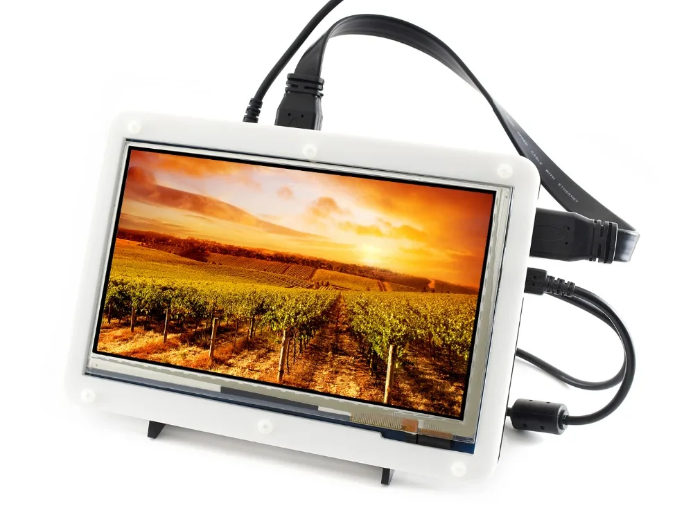 Waveshare " HDMI lcd(C) с биколор чехол ips сенсорный экран для Raspberry Pi BB Черный и т. д. компьютерный монитор поддерживает окно 10