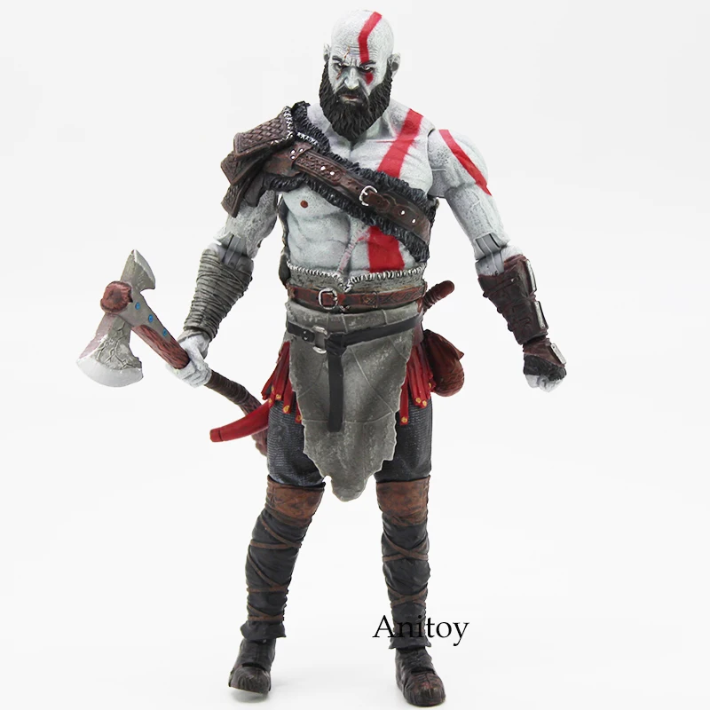 

High Quality God of War 4 Kratos PVC Action Figure Collectible Model Toy in OPP Bag 18cm