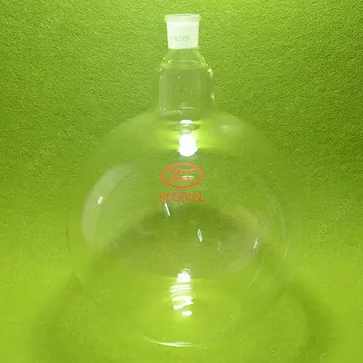 Plat Bottom Flask 5000ml(5L) single Neck 24/29 Joint Heavy Wall lab Flask