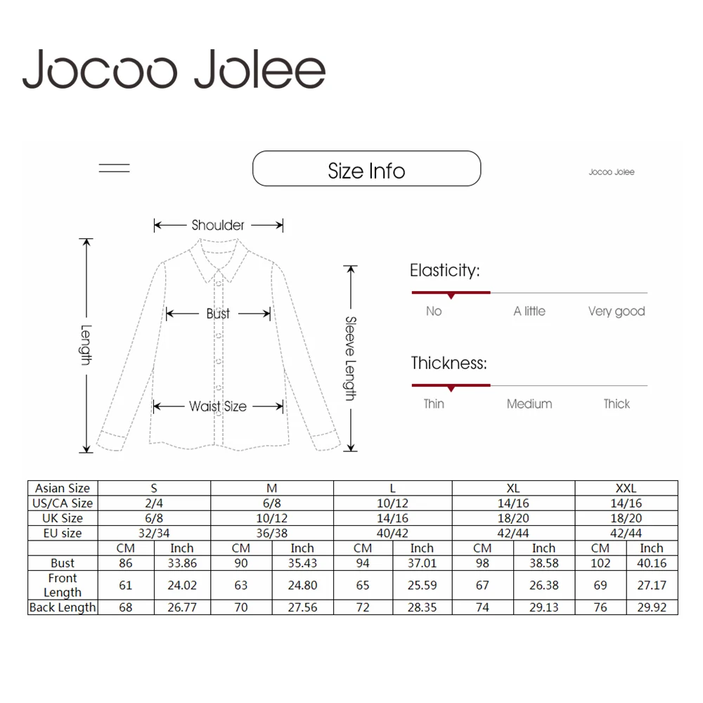 Повседневные женские топы Jocoo Jolee с круглым вырезом ажурная футболка для офиса