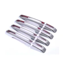 Автомобильный Стайлинг ABS матовая Внешняя Автомобильная Дверная ручка Крышка окружает отделка для Land Rover Дискавери спорта