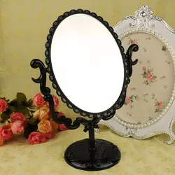 Черный Тип стола вращения косметическое зеркало Бабочка украшение макияж зеркало