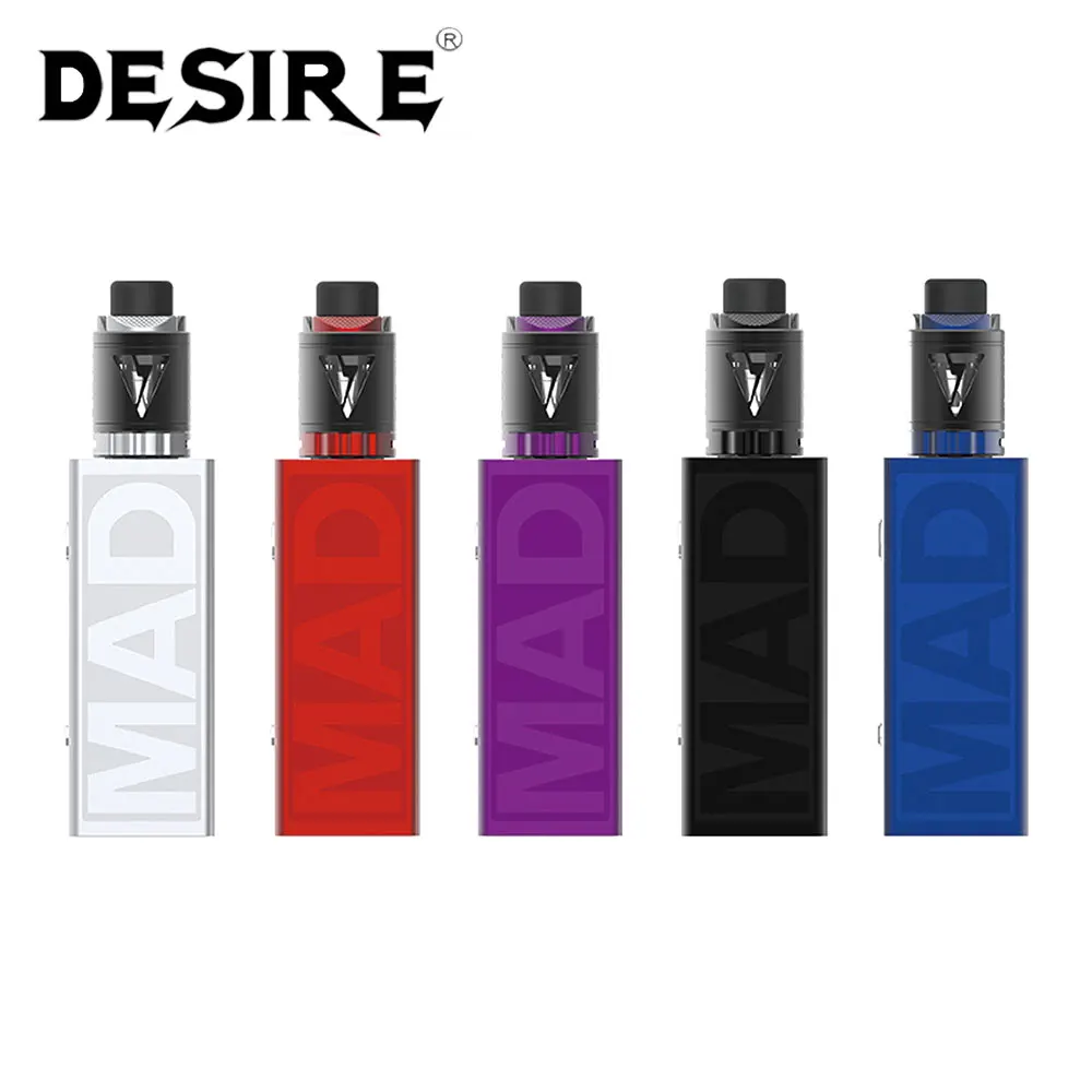 Оригинальный комплект Desire Mad Mod TC 108 Вт с атомайзером M-Tank 3 мл и модом ВТ чехол для