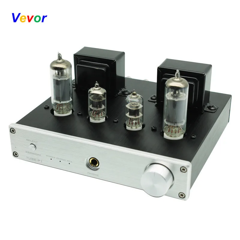 

MINI HIFI Audio Amplifier Single-ended Electron Tube LP Desktop Amplifier MCU Control AUX/PHONO Input