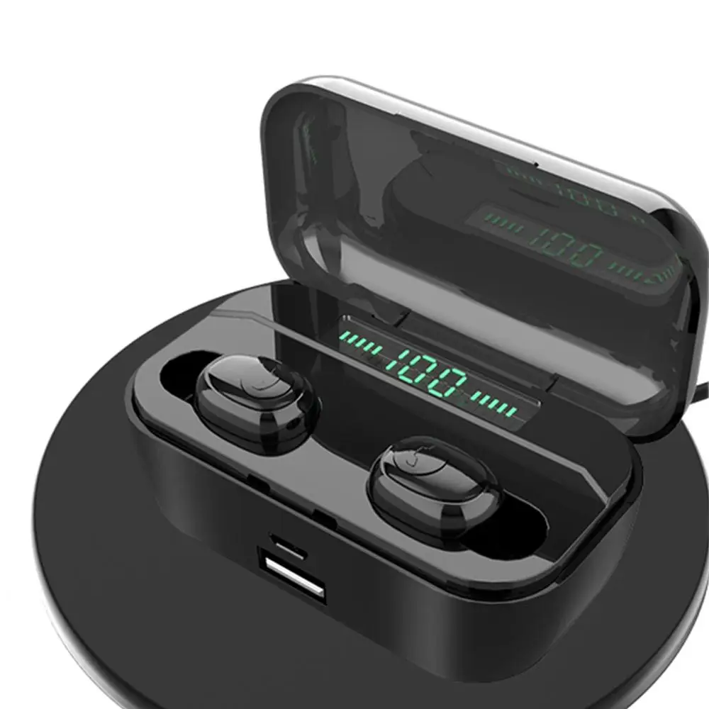 Беспроводные стерео наушники, Bluetooth наушники, 5,0 дюйма, наушники-вкладыши, HIFI звук, 3500 мАч, зарядное устройство, зарядная коробка для IOS Android