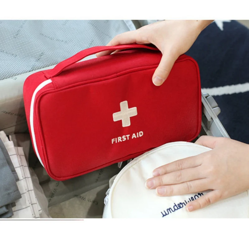 Портативный медицинский набор первой помощи сумка для выживания пустая сумка для хранения лекарств путешествие Прогулка Спорт Кемпинг Инструмент