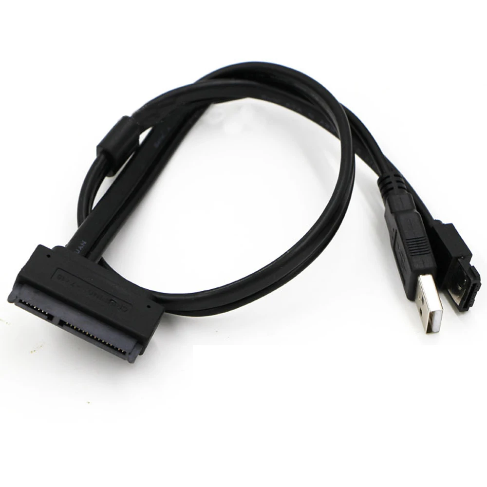 

New Hard Disk Drive SATA 22Pin To eSATA Data USB Powered Cable Adapter S0I20