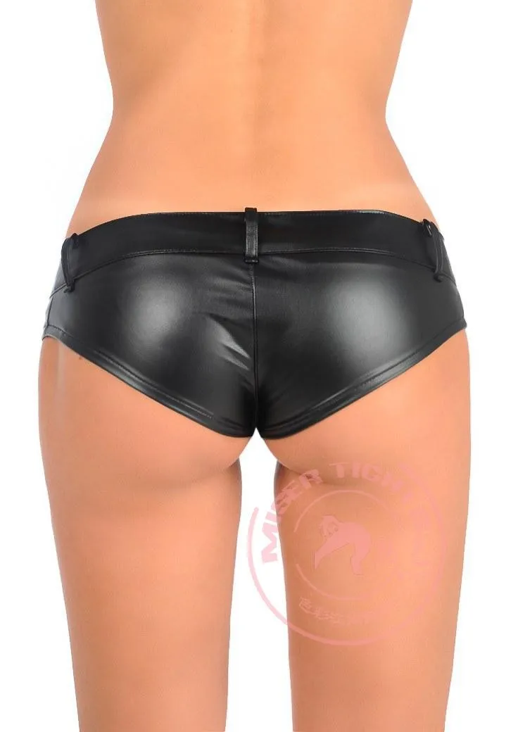 Сексуальные мини шорты из искусственной кожи с высокой посадкой, шорты из искусственной кожи, микро мини дерзкое бикини, горячие короткие штаны, короткие джинсовые шорты FX1052