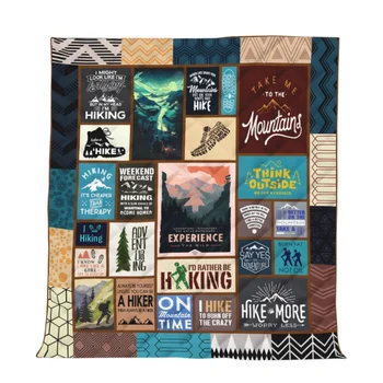 

Thicken Bright Printed Blanket Wrap Blanket Camping Mat Folding Picnic Beach Tent Sleeping Pad Car Sofa Office Yoga Mat