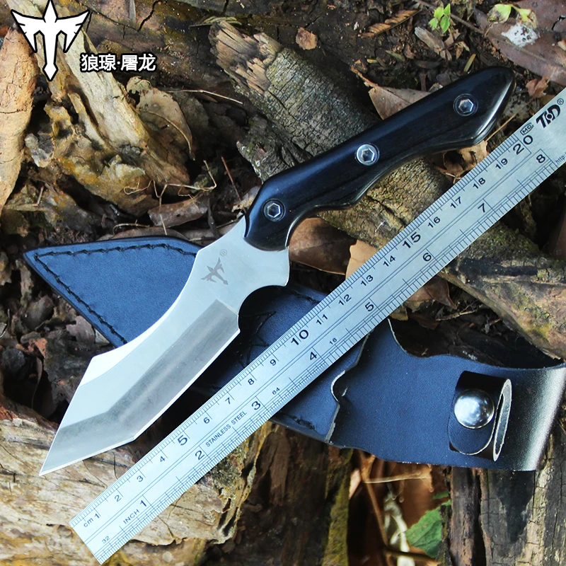 Voltron wilderness survival knife high hardness portable knifediving