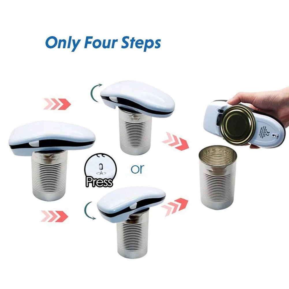 

Mini Convenient One Touch Automatic Electric Can Tin Bottle Opener Restaurant Kitchen Wrench