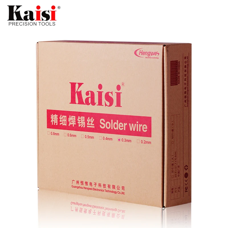 Оловянно свинцовый припой с канифольным ядром Kaisi Flux 1.2% Sn60 / Pb40 для сварочных
