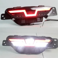  HOTTOP led rear bumper light for toyota chr 2017-18 driving lamp + brake light + reverse light 3 fu - 32863887375