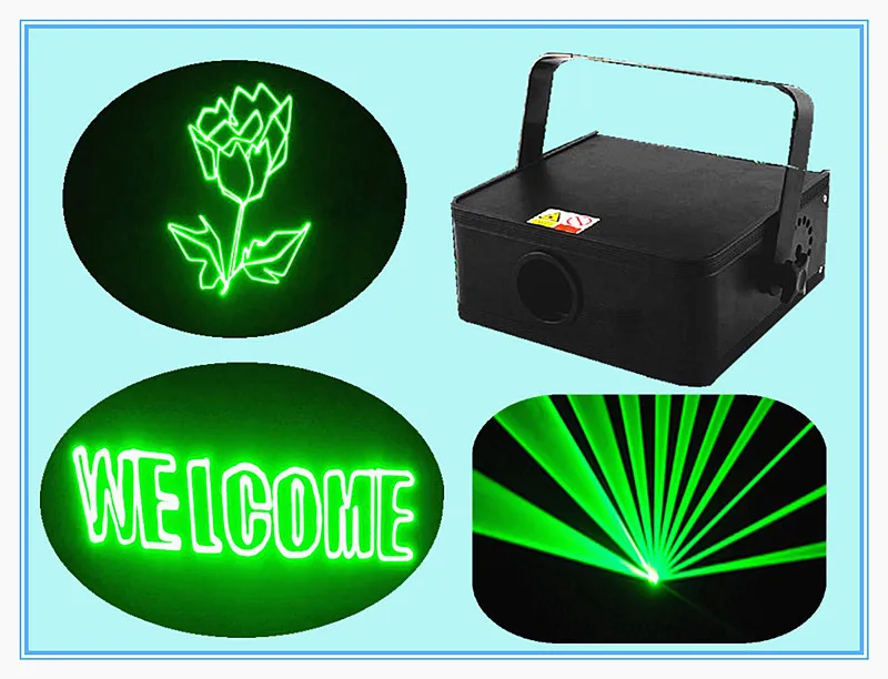 

Rasha Hot Sale 532nm 100mW Green Laser Light Laser DJ Lighting Disco Laser Fat Beam Effects RGB Animation Laser Light For Xmas