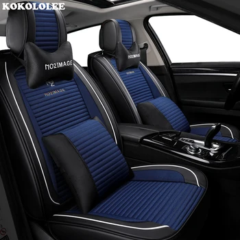 

KOKOLOLEE Front Rear Car Seat Cover Universal auto seats covers for lada priora vesta xray acura RDX CDX TLX-L MDX TL ZDX ILX RL