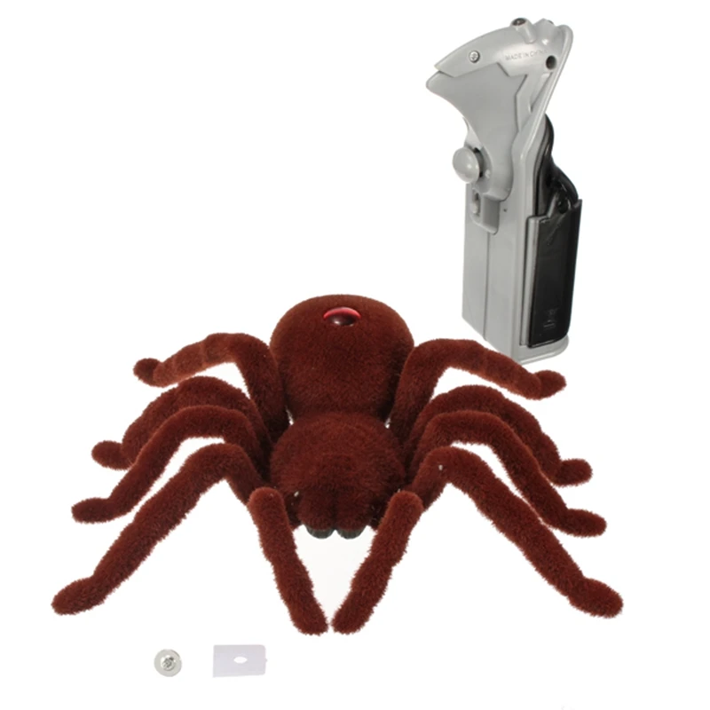 Remote Control 2CH RC Spider Scary Toy Prank Kid Child Halloween XMAS Gift New 
