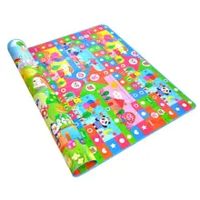 Аэроплан шахматы Стиль 2*1,8 м 0,5 см детская толщина двухсторонний узор Ползания коврик для ребенка