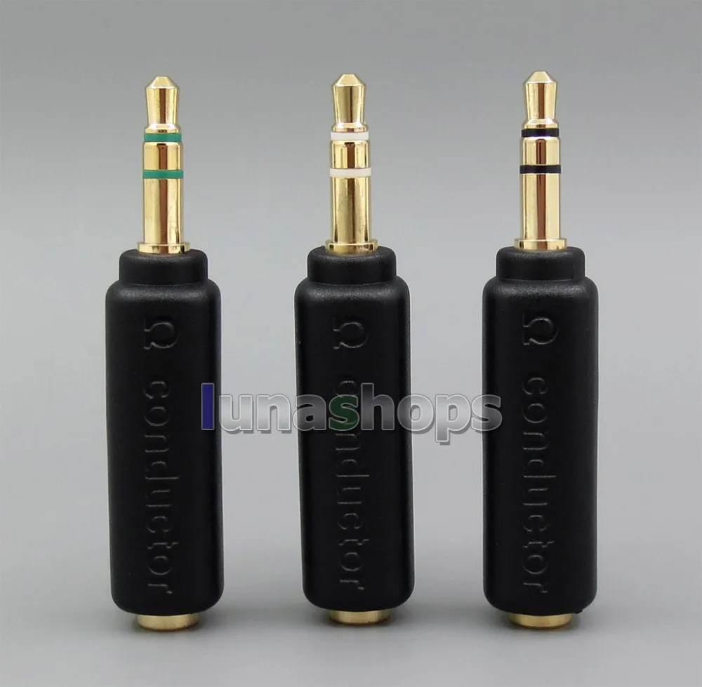 75 150 200 Ohm Impedance Resistance 3.5mm Male To Female Adapter