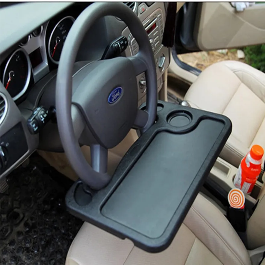 

Car multi-function dining table Steering wheel table Car laptop table stand Computer desk shelf cup holder