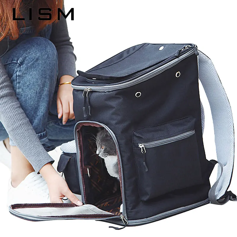 Портативный рюкзак-переноска для кошек, сумка-переноска для кошек, собак, сумка для питомцев, складная дышащая удобная сумка для путешествий на открытом воздухе