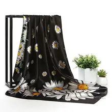 В европейском и американском стиле картина ткань с цифровой печатью атласная шелковая одежда ширина ткани 90 см* 90 см HGF01