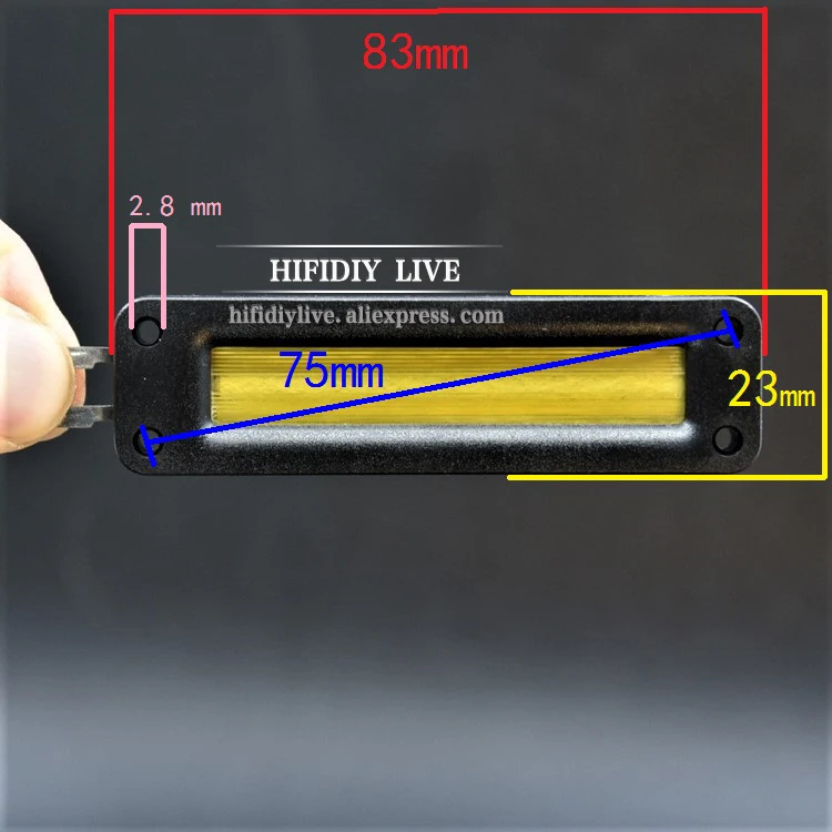 HIFIDIY LIVE hifi 3 дюйма твитер динамик 5 Ом 20 Вт тройной громкоговоритель AL28 супер ремень тип высокий громкий динамик