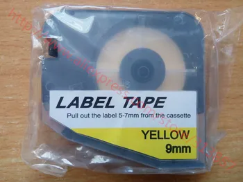 

cable marker ID printer label tape Cassette LM-409YL Yellow 9mm For LMARK electronic lettering machine LK-320 LK-320P