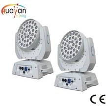 2 шт./упак. Горячие продукты 36*18 Вт rgbwa+ uv 6в1 led dmx zoom движущаяся головка размытый свет с 3 кольцами контрольный луч/стирка