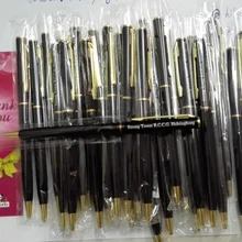 60000 шт на продажу дешевые выставки подарки спортивные мероприятия Подарки Свадебные раздача подарков на вечеринке на заказ текстовый логотип на металлические ручки