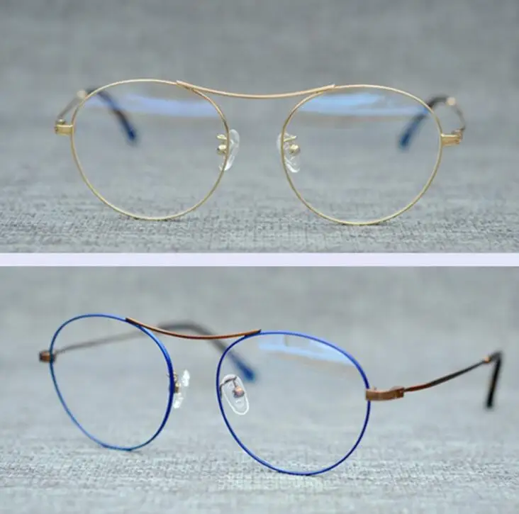 

LKK UNISEX high quality fashion nearsightedness frames round myopia glasses wide