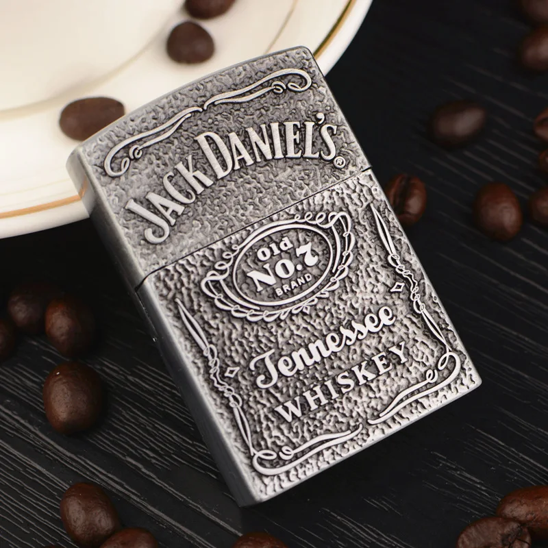  Metal lighter Emery wheel gas lighter. Men's gift Household MerchandisesLighters & Smoking Accessor