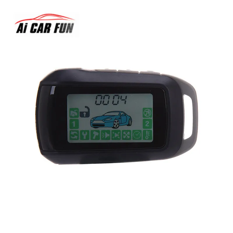 

Car Alarm System 2 Way Car Security System LCD Remote Control For Two Way Car Alarm System Russian Version Starline A92