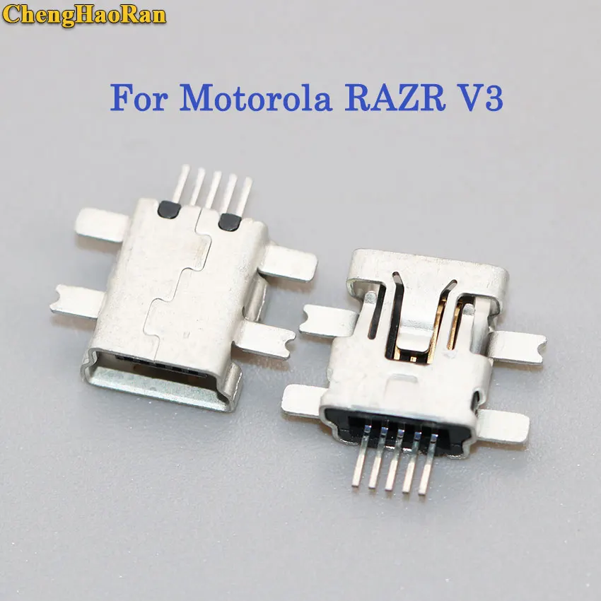 ChengHaoRan 2 5 шт. для MOTO Motorola RAZR V3 USB зарядный порт разъем штекер гнездо док станция
