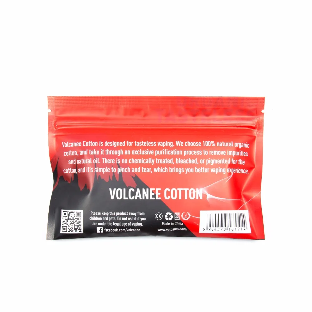Volcanee RDA хлопковая электронная сигарета для Vaperizador Box Mod RTA RBA атомайзер катушка DIY