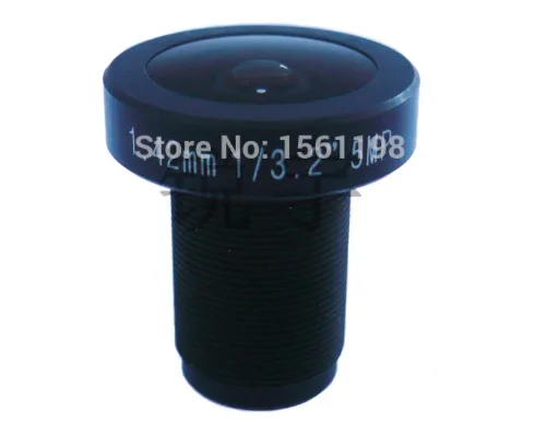 

F2.0 1/3.2'' 1.42mm 5MP Special offer 185 degrees super wide angle lens fisheye lens sport camera lens M12 mount lens 3MP